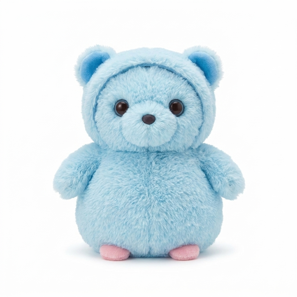 AI Plüschtier Blauer Bär